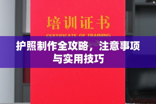 厦门护照制作全攻略，注意事项与实用技巧