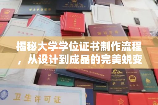 厦门揭秘大学学位证书制作流程，从设计到成品的完美蜕变