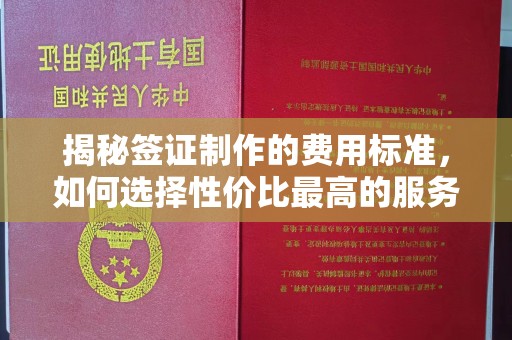 厦门揭秘签证制作的费用标准，如何选择性价比最高的服务？