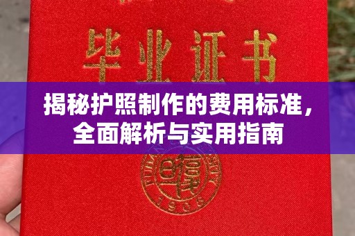 厦门揭秘护照制作的费用标准，全面解析与实用指南