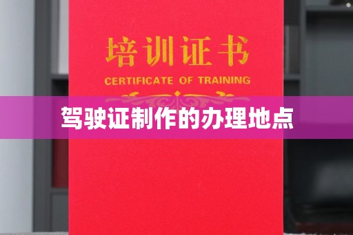厦门驾驶证制作的办理地点