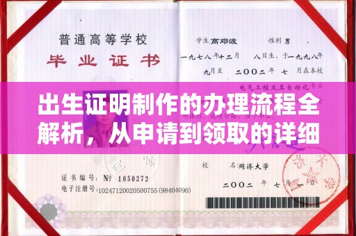 厦门出生证明制作的办理流程全解析，从申请到领取的详细指南