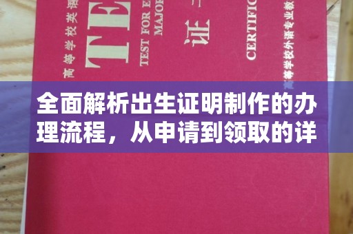 厦门全面解析出生证明制作的办理流程，从申请到领取的详细指南